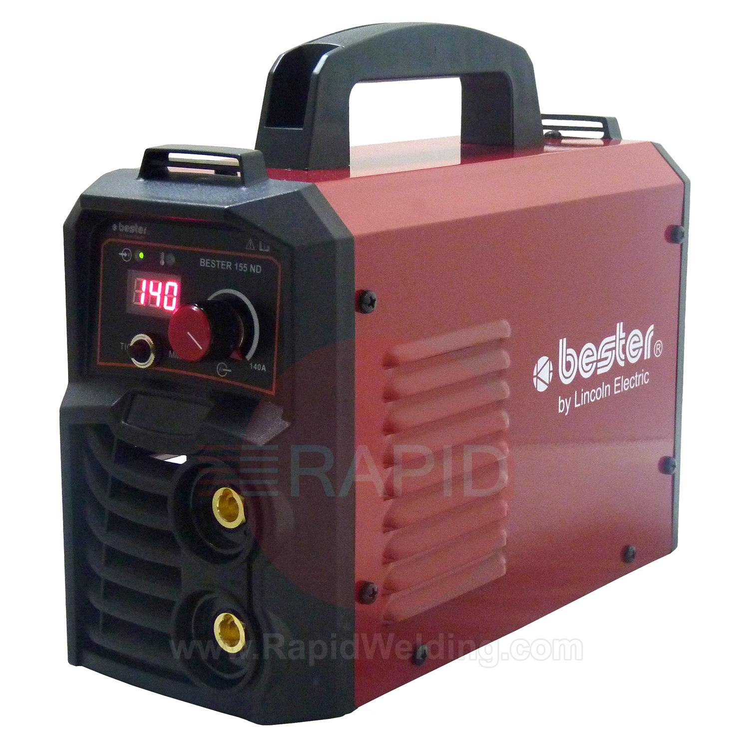 B18256-1-TP  Lincoln Bester 155-ND Inverter Arc Welder Suitcase Package w/ TIG Torch & Accessory Kit - 230v, 1ph